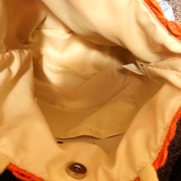 Art Class Multi-Colored Striped Womens Straw Beach Tote Shoulder Bag Purse - Picture 4 of 8